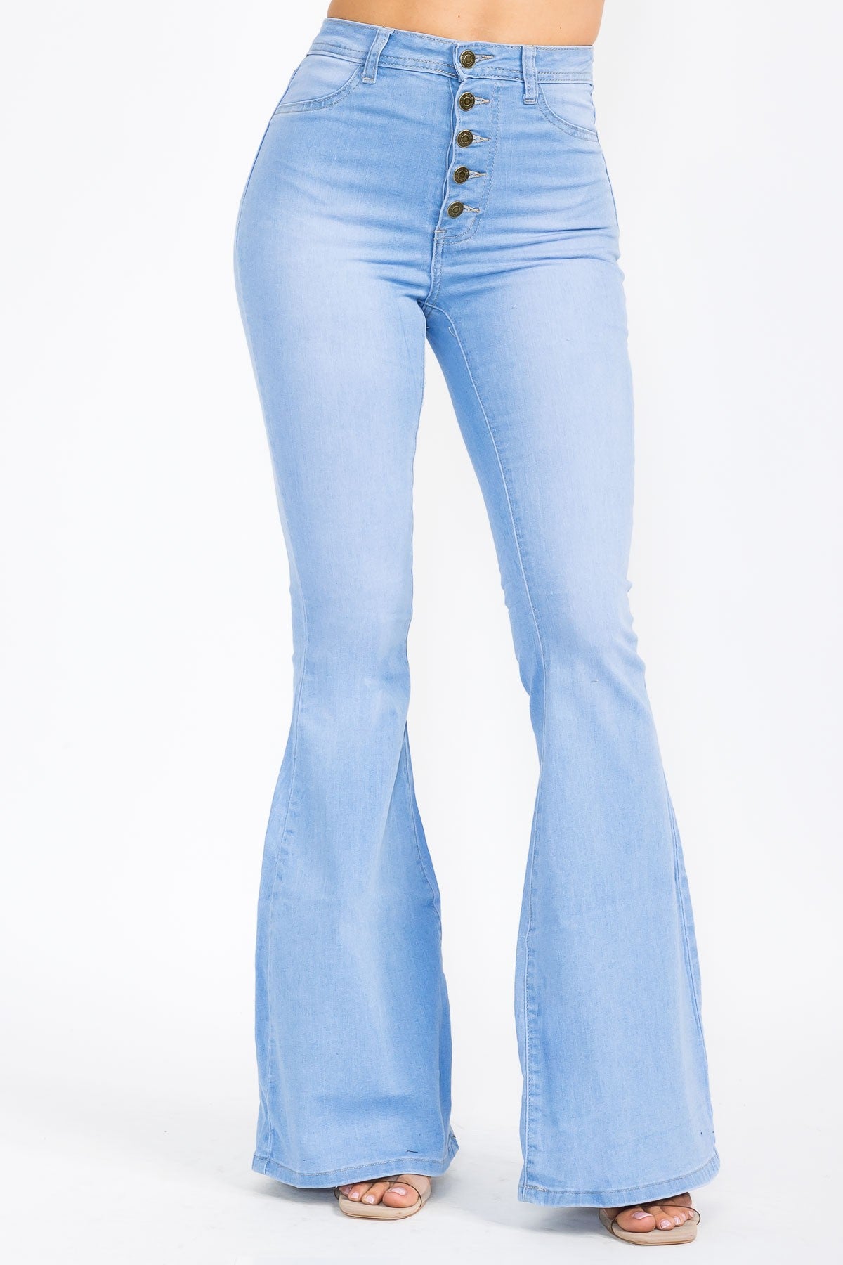 High Waist Stretch Bell Bottom