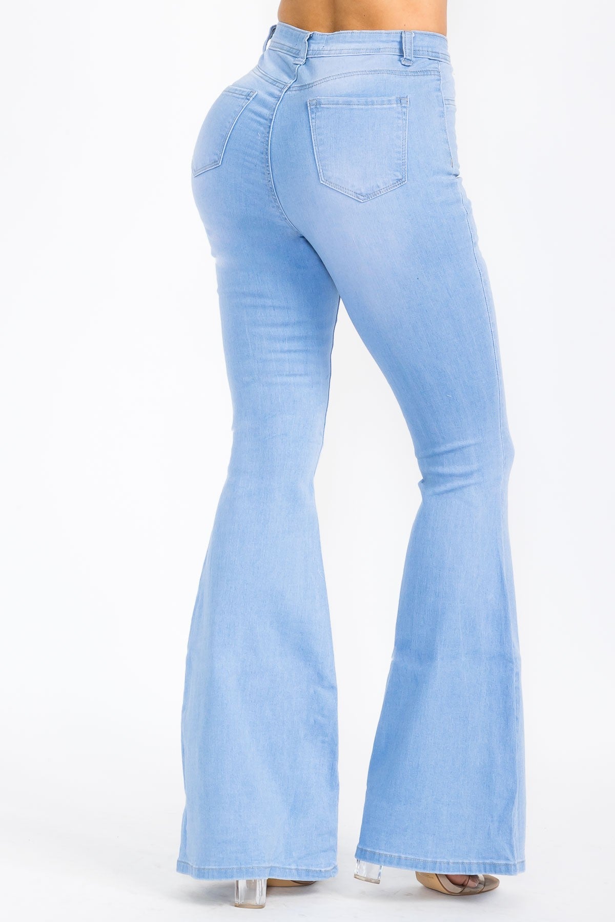 High Waist Stretch Bell Bottom